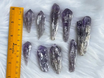 Brazil Amethyst Raw Pointer 100% Natural Crystal Gemstone - JING WEN CRYSTAL