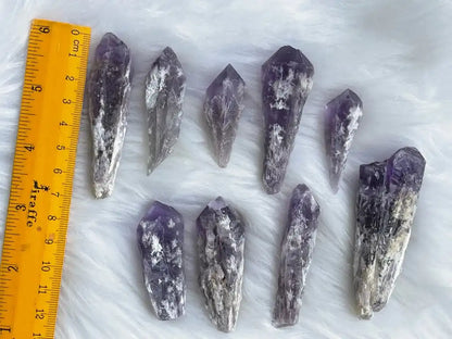 Brazil Amethyst Raw Pointer 100% Natural Crystal Gemstone - JING WEN CRYSTAL