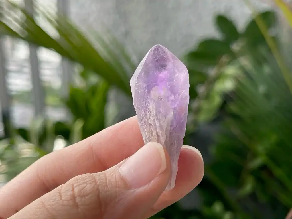 Brazil Amethyst Raw Pointer 100% Natural Crystal Gemstone - JING WEN CRYSTAL