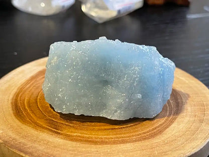 Brazil Aquamarine Raw Stones A Grade 100% Natural Crystal Gemstone - JING WEN CRYSTAL