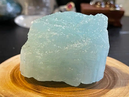 Brazil Aquamarine Raw Stones A Grade 100% Natural Crystal Gemstone - JING WEN CRYSTAL