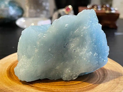 Brazil Aquamarine Raw Stones A Grade 100% Natural Crystal Gemstone - JING WEN CRYSTAL