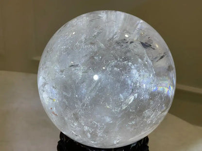 Brazil Clear Quartz Sphere Ball 100% Natural Crystal Gemstone - JING WEN CRYSTAL