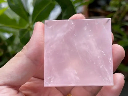 Brazil Rose Quartz Pyramid 100% Natural Crystal Gemstone - JING WEN CRYSTAL