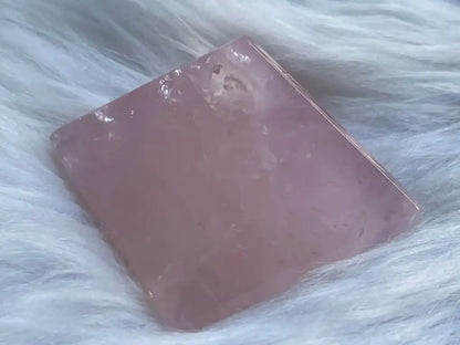 Brazil Rose Quartz Pyramid 100% Natural Crystal Gemstone - JING WEN CRYSTAL