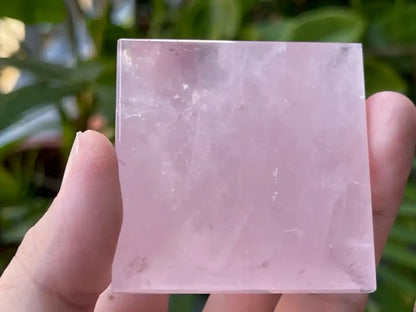 Brazil Rose Quartz Pyramid 100% Natural Crystal Gemstone - JING WEN CRYSTAL