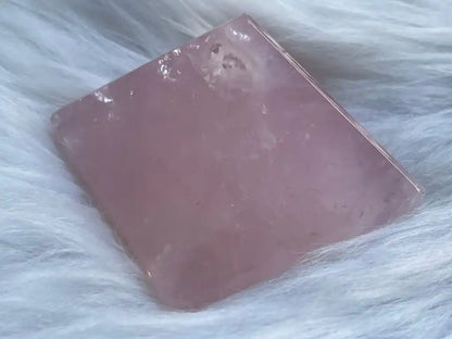 Brazil Rose Quartz Pyramid 100% Natural Crystal Gemstone - JING WEN CRYSTAL