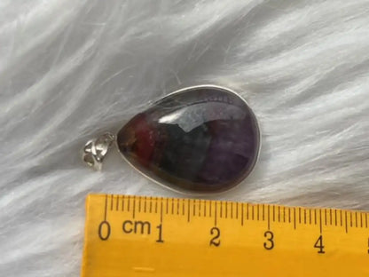 Canada Auralite 23 Pendant in Silver 925 A Grade 100% Natural Crystal Gemstone - JING WEN CRYSTAL