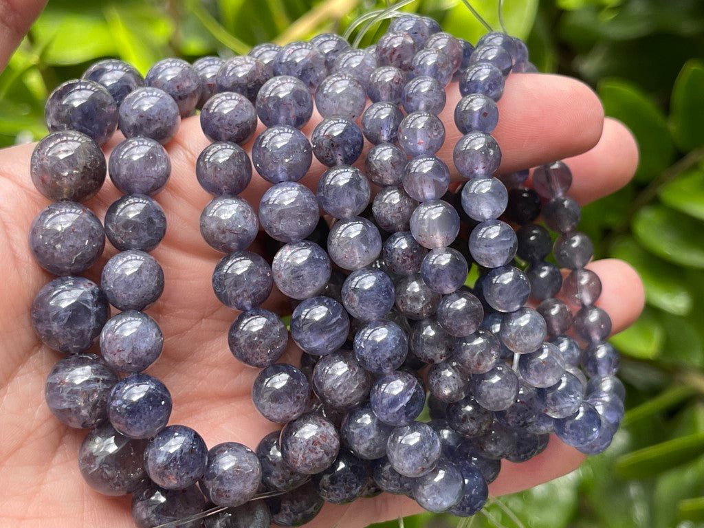 India (Dichroite) Bracelet 100% Natural Crystal Gemstone - JING WEN CRYSTAL