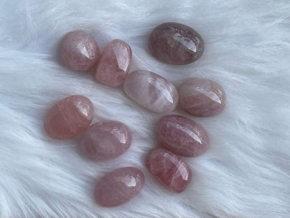 Natural Obsidian, Rose Quartz, Clear Quartz, Amazonite, Carnelian Chakra Irregular Tumble 100% Natural Crystal Gemstone - JING WEN CRYSTAL