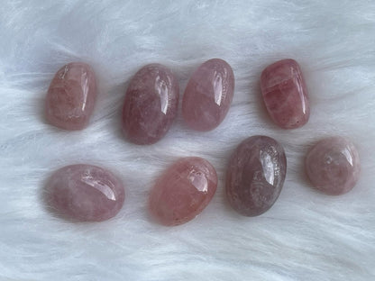 Natural Obsidian, Rose Quartz, Clear Quartz, Amazonite, Carnelian Chakra Irregular Tumble 100% Natural Crystal Gemstone - JING WEN CRYSTAL