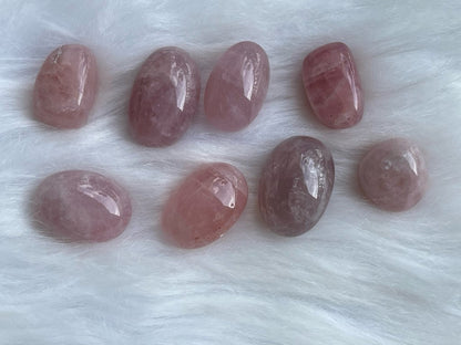 Natural Obsidian, Rose Quartz, Clear Quartz, Amazonite, Carnelian Chakra Irregular Tumble 100% Natural Crystal Gemstone - JING WEN CRYSTAL