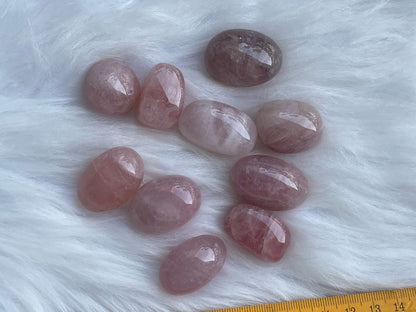 Natural Obsidian, Rose Quartz, Clear Quartz, Amazonite, Carnelian Chakra Irregular Tumble 100% Natural Crystal Gemstone - JING WEN CRYSTAL