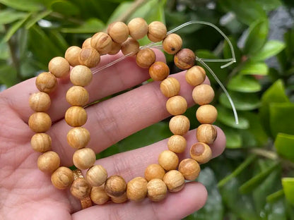 Peru Palo Santo Bracelet 8mm A Grade 100% Natural Sacred Holy Wood - JING WEN CRYSTAL