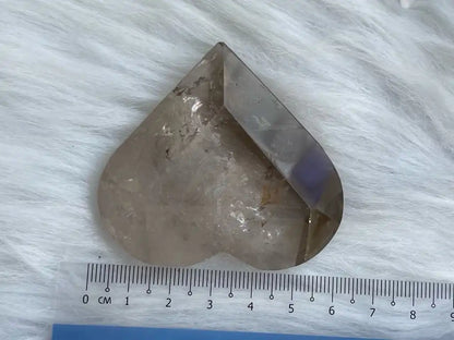 USA Clear Quartz / Smoky Quartz / Howlite Heart Shape 100% Natural Crystal Gemstone - JING WEN CRYSTAL