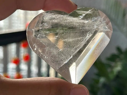 USA Clear Quartz / Smoky Quartz / Howlite Heart Shape 100% Natural Crystal Gemstone - JING WEN CRYSTAL