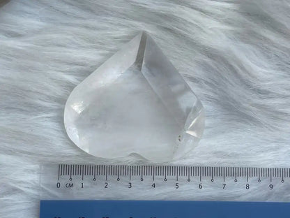 USA Clear Quartz / Smoky Quartz / Howlite Heart Shape 100% Natural Crystal Gemstone - JING WEN CRYSTAL