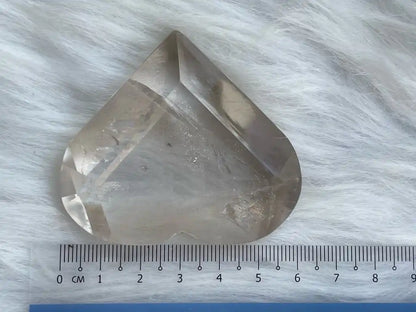 USA Clear Quartz / Smoky Quartz / Howlite Heart Shape 100% Natural Crystal Gemstone - JING WEN CRYSTAL