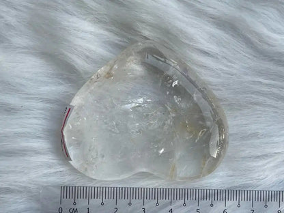 USA Clear Quartz / Smoky Quartz / Howlite Heart Shape 100% Natural Crystal Gemstone - JING WEN CRYSTAL