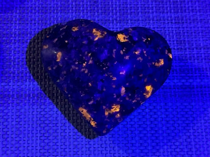 USA Yooperlite Heart Shape 100% Natural Crystal Gemstone - JING WEN CRYSTAL