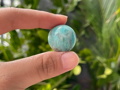 Russia Amazonite Sphere / Heart / Egg / Palm 100% Natural Crystal Gemstone - JING WEN CRYSTAL