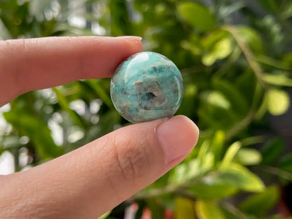 Russia Amazonite Sphere / Heart / Egg / Palm 100% Natural Crystal Gemstone - JING WEN CRYSTAL