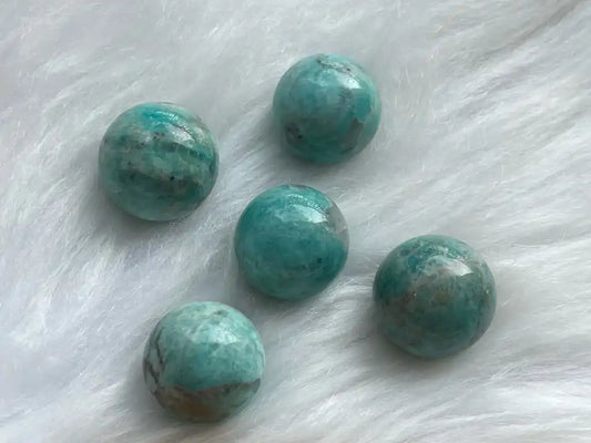 Russia Amazonite Sphere / Heart / Egg / Palm 100% Natural Crystal Gemstone - JING WEN CRYSTAL