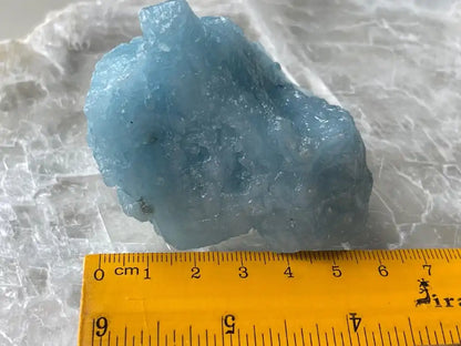 Brazil Aquamarine Raw Stones A Grade 100% Natural Crystal Gemstone - JING WEN CRYSTAL