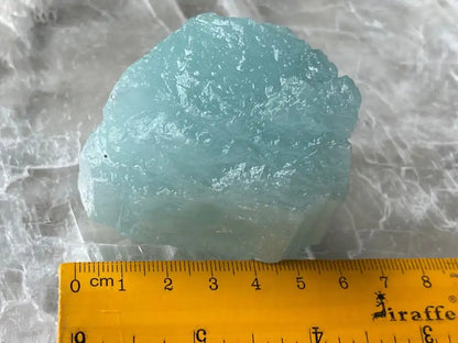 Brazil Aquamarine Raw Stones A Grade 100% Natural Crystal Gemstone - JING WEN CRYSTAL