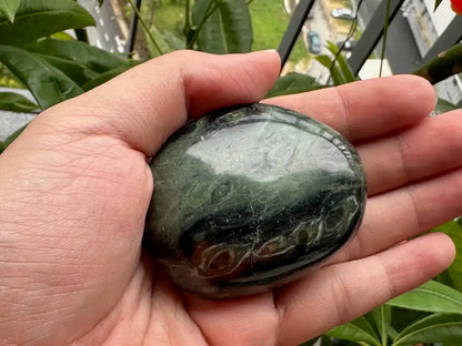 Africa Kambaba Jasper Palm Stone 100% Natural Crystal Gemstone - JING WEN CRYSTAL