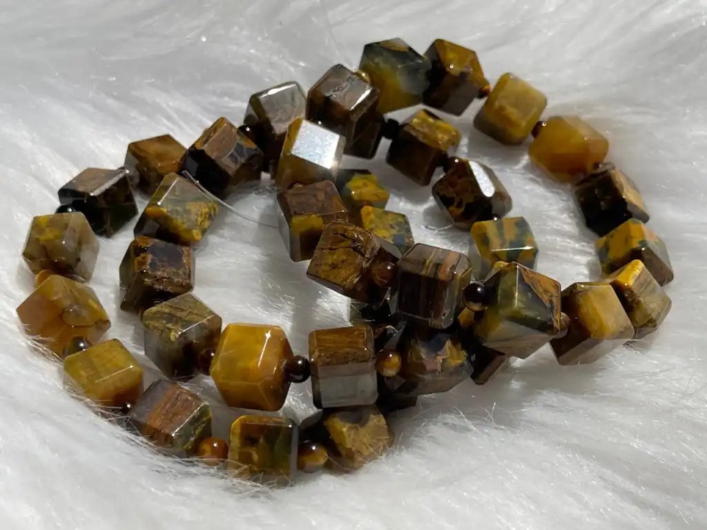 Africa Pietersite Bracelet A Grade 100% Natural Crystal Gemstone - JING WEN CRYSTAL